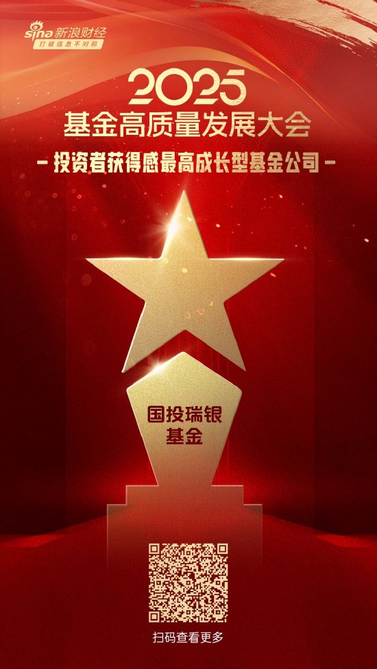 老钱庄 2025公募基金荣誉榜：国投瑞银基金获得2025投资者获得感最高成长型基金公司荣誉